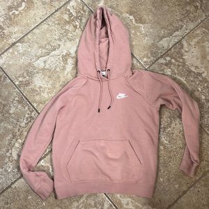 Peach Nike hoodie